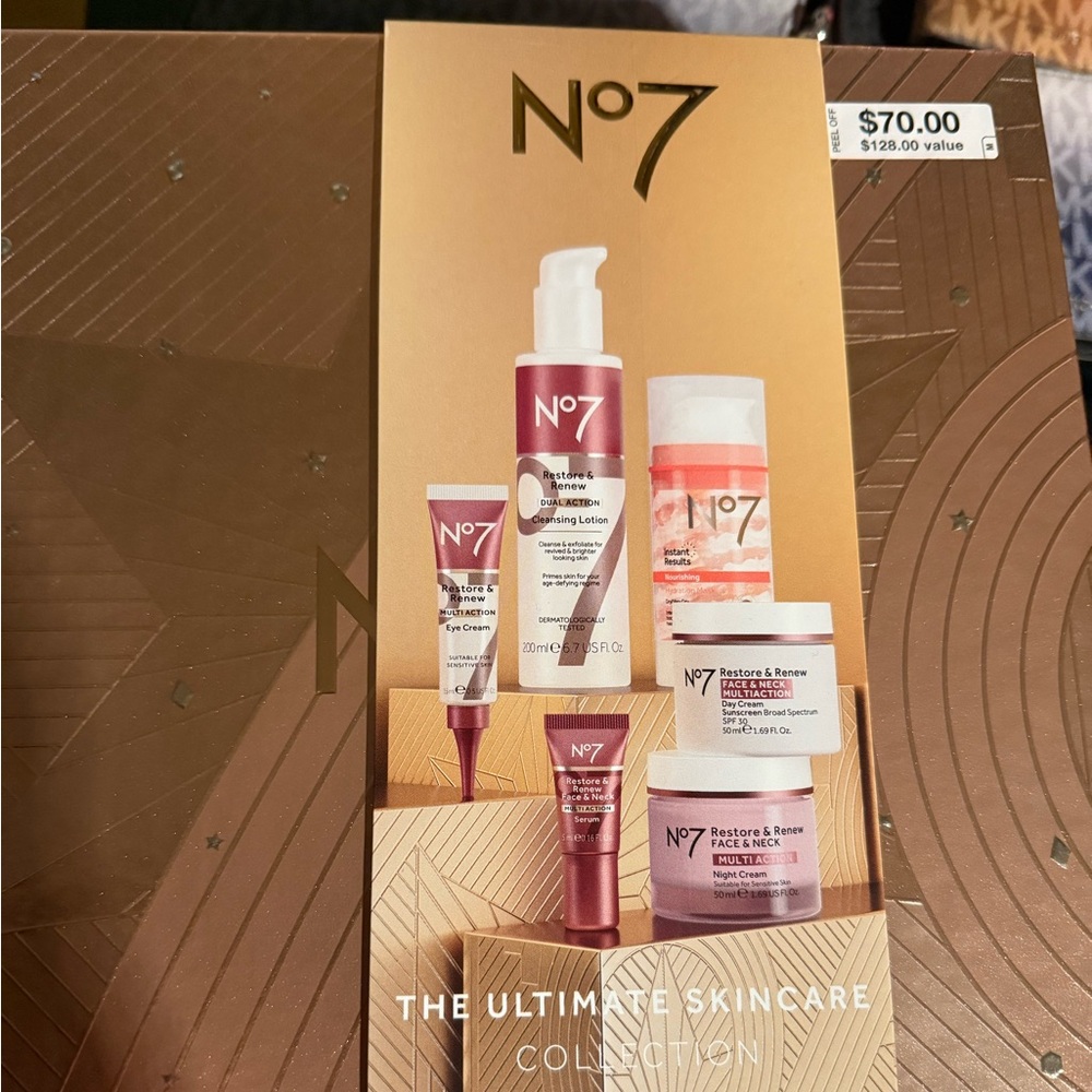 No7 Skincare Collection - Pink